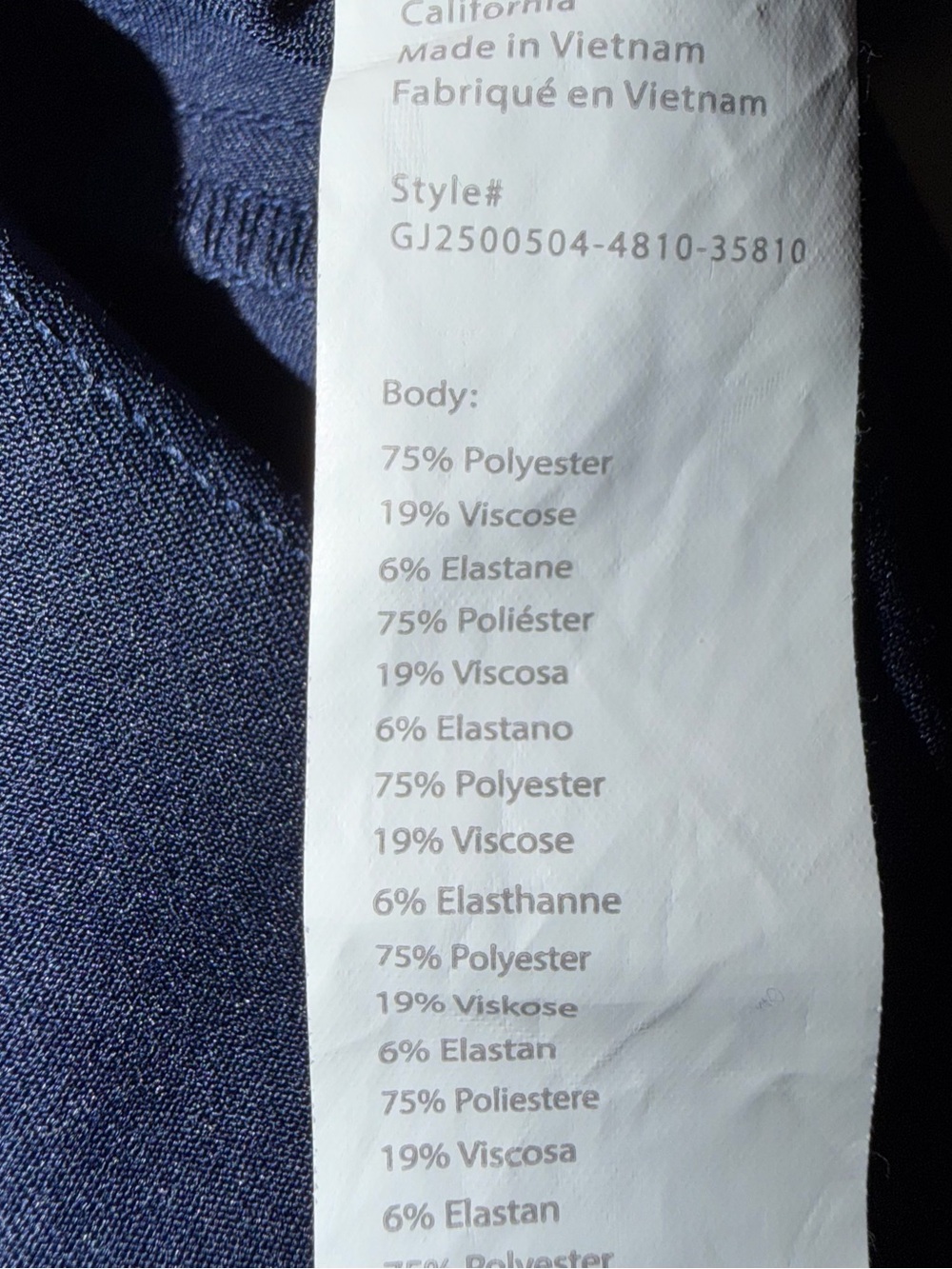 Fabletics Womens Mid-Rise On-Call Scrub Jogger Medium Navy - Picture 7 of 8